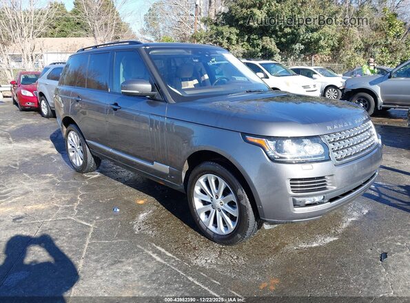 SALGS2FK7HA363715 2017 LAND ROVER RANGE ROVER Gray Front right