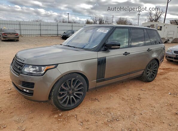 SALGS2FK8HA340105 2017 LAND ROVER RANGE Gray წინა მარცხენა ხედი სამი მეოთხედიდან