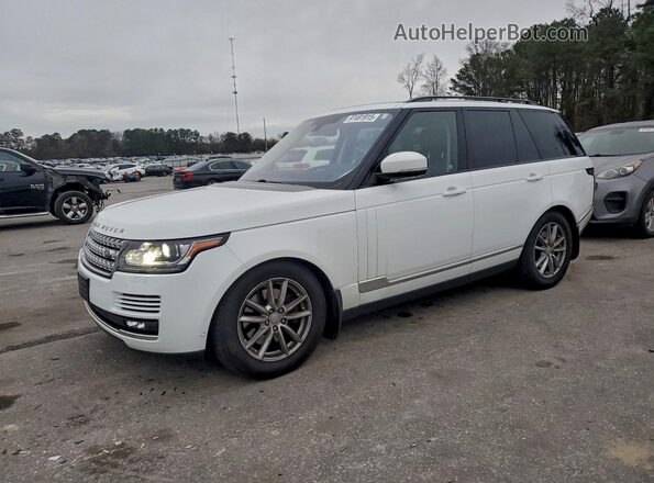 SALGS2KF1GA250205 2016 LAND ROVER RANGE White Vista tres cuartos delantera izquierda