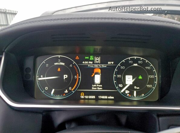 SALGS2KF1GA250205 2016 LAND ROVER RANGE White Vista del cuadro de instrumentos