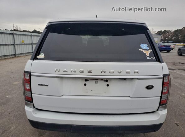 SALGS2KF1GA250205 2016 LAND ROVER RANGE White Vista trasera