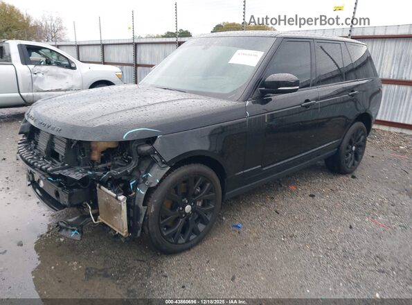 SALGS2RE5JA383134 2018 LAND ROVER RANGE ROVER Black Передня ліва чверть