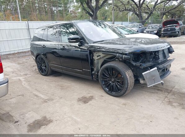 SALGS2RU0NA461588 2022 LAND ROVER RANGE ROVER Черный Передняя правая четверть