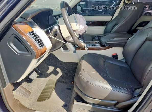 SALGS2RU1LA414325 2020 LAND ROVER RANGE Синий Вид салона спереди