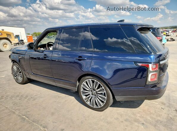 SALGS2RU1LA414325 2020 LAND ROVER RANGE Синий Задняя левая четверть