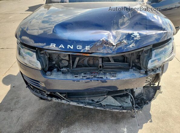 SALGS2RU1LA414325 2020 LAND ROVER RANGE Синий Вид подкапотного пространства