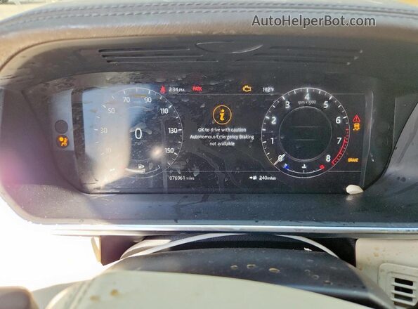 SALGS2RU1LA414325 2020 LAND ROVER RANGE Синий Вид щитка приборов