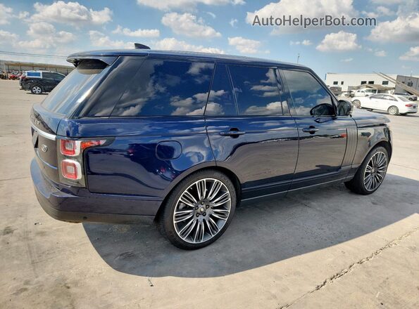 SALGS2RU1LA414325 2020 LAND ROVER RANGE Синий Задняя правая четверть