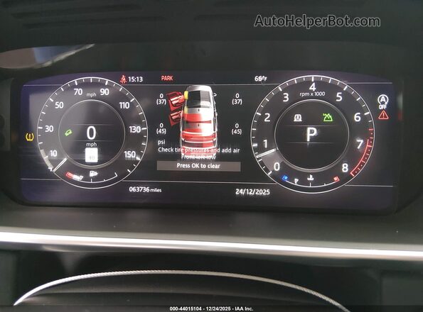 SALGS2RU1MA442577 2021 LAND ROVER RANGE ROVER White Widok tylnych siedzeń