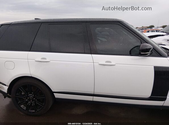 SALGS2RU1MA442577 2021 LAND ROVER RANGE ROVER White Widok wnętrza z tyłu