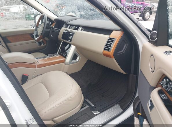 SALGS2RU2MA421589 2021 LAND ROVER RANGE ROVER White Widok wnętrza z przodu