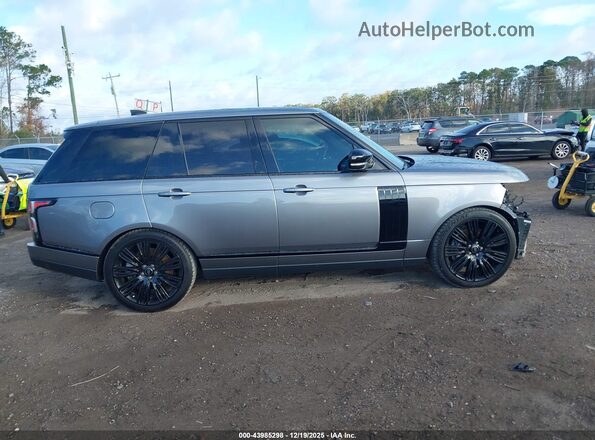 SALGS2RU2MA444693 2021 LAND ROVER RANGE ROVER Gray Вид задньої частини салону