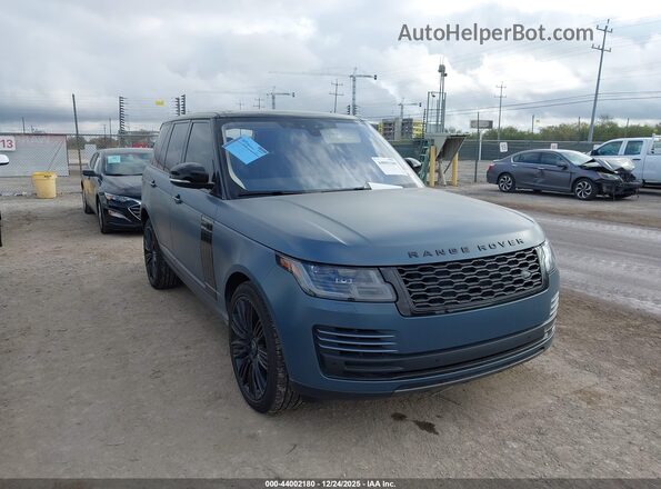 SALGS2RU7NA462995 2022 LAND ROVER RANGE ROVER Синий Передняя правая четверть