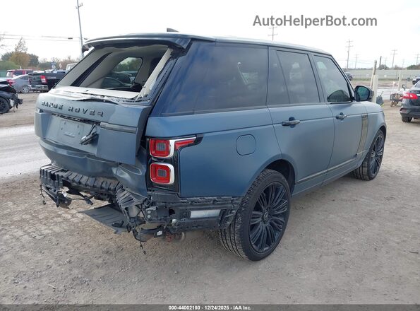 SALGS2RU7NA462995 2022 LAND ROVER RANGE ROVER Синий Задняя правая четверть