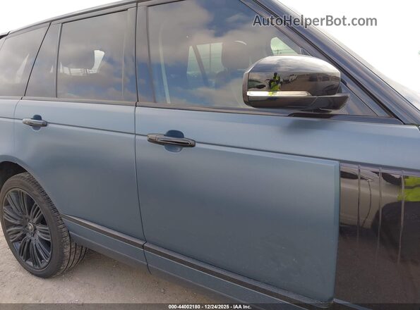 SALGS2RU7NA462995 2022 LAND ROVER RANGE ROVER Синий Вид задней части салона