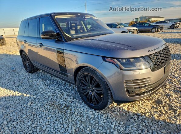 SALGS2SE9NA468378 2022 LAND ROVER RANGE Gray Delantero derecho
