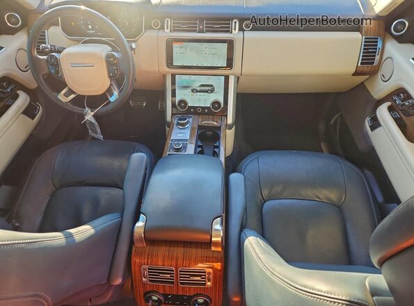 SALGS2SE9NA468378 2022 LAND ROVER RANGE Gray Vista del salpicadero