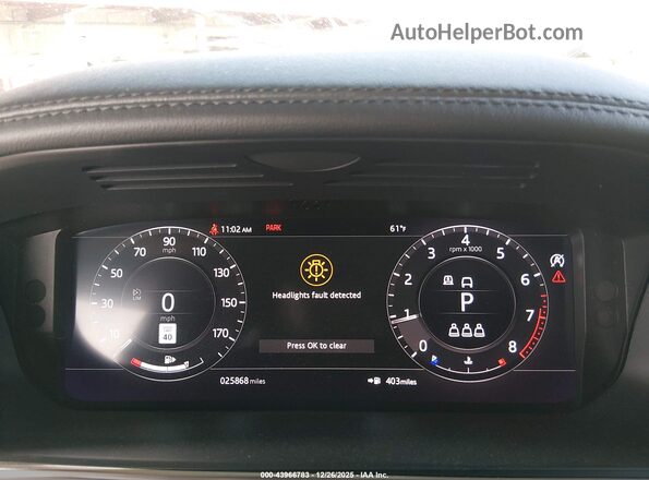 SALGS2SEXMA429507 2021 LAND ROVER RANGE ROVER Black Widok tylnych siedzeń