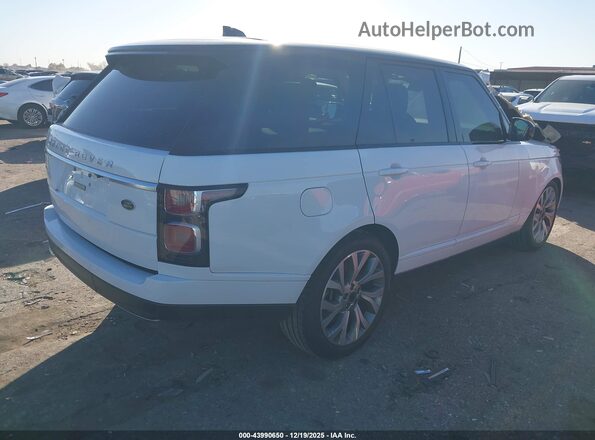SALGS2SV7KA567499 2019 LAND ROVER RANGE ROVER White უკანა მარჯვენა