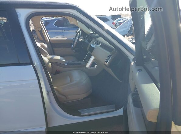 SALGS2SV7KA567499 2019 LAND ROVER RANGE ROVER White წინა სალონის ხედი