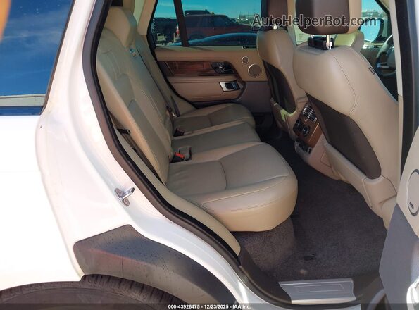 SALGS2SV8JA399791 2018 LAND ROVER RANGE ROVER White VIN კოდის სტიკერის ხედი