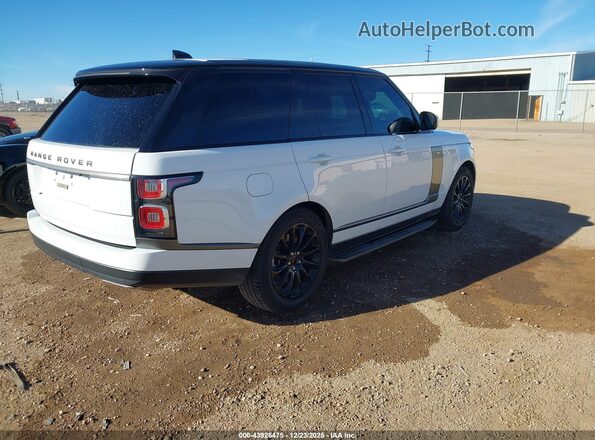 SALGS2SV8JA399791 2018 LAND ROVER RANGE ROVER White უკანა მარჯვენა