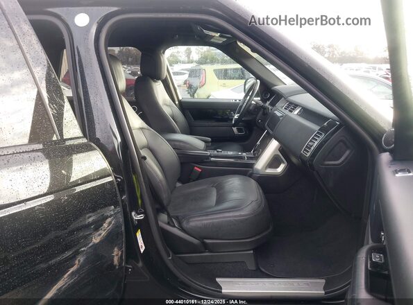 SALGS2SV9KA563308 2019 LAND ROVER RANGE ROVER Black Front interior view