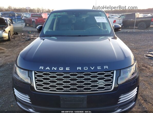 SALGV2REXJA508359 2018 LAND ROVER RANGE ROVER Dark Blue Widok zestawu wskaźników