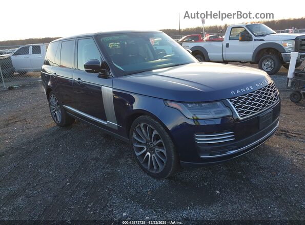 SALGV2REXJA508359 2018 LAND ROVER RANGE ROVER Dark Blue Przód prawy
