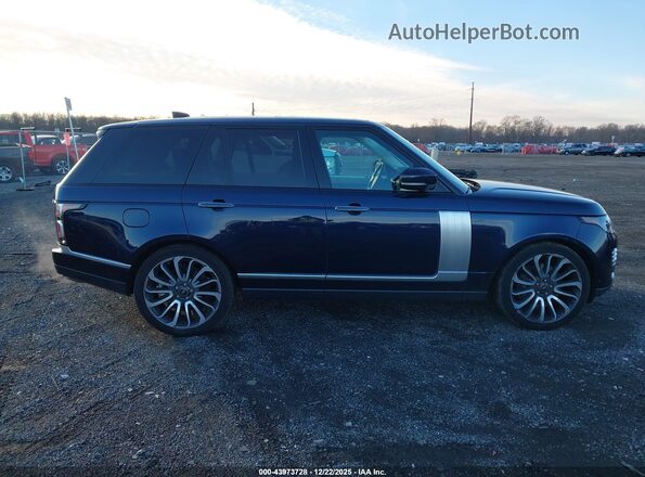 SALGV2REXJA508359 2018 LAND ROVER RANGE ROVER Dark Blue Widok wnętrza z tyłu