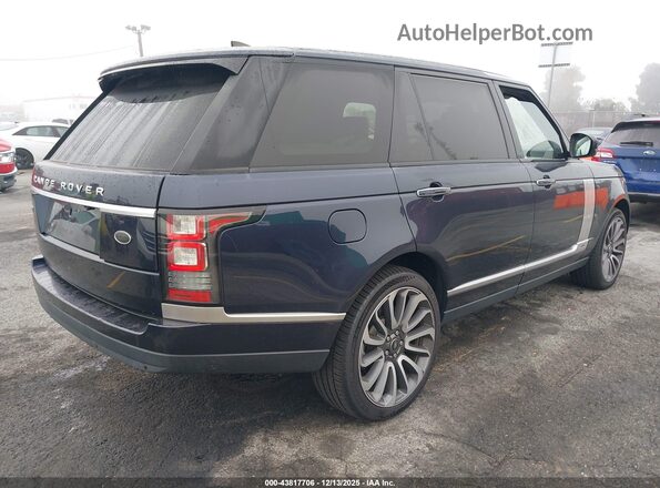 SALGV5FE2HA345402 2017 LAND ROVER RANGE ROVER Blue Trasero derecho