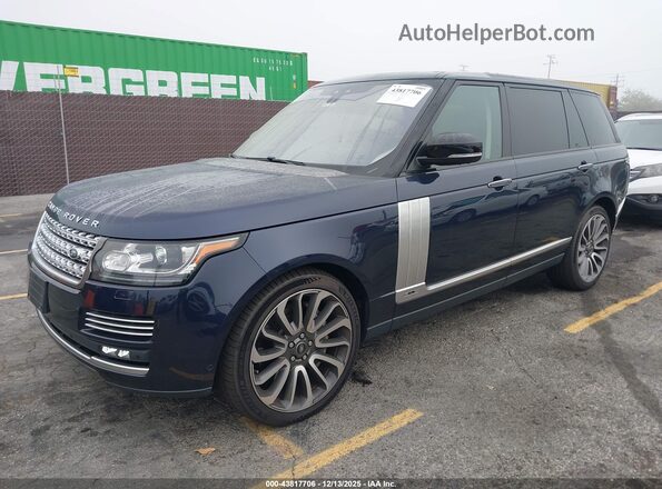 SALGV5FE2HA345402 2017 LAND ROVER RANGE ROVER Blue Vista tres cuartos delantera izquierda