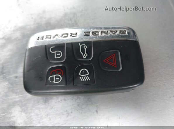 SALGV5FE2HA345402 2017 LAND ROVER RANGE ROVER Blue Vista del salpicadero