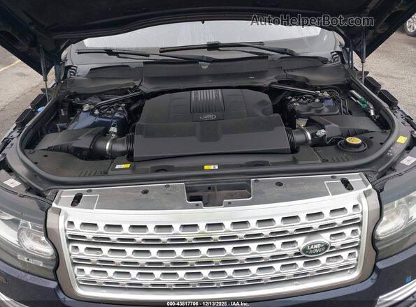 SALGV5FE2HA345402 2017 LAND ROVER RANGE ROVER Blue Vista trasera