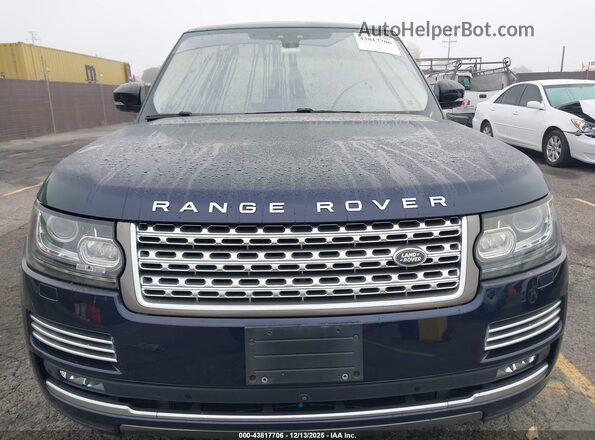 SALGV5FE2HA345402 2017 LAND ROVER RANGE ROVER Blue Vista frontal