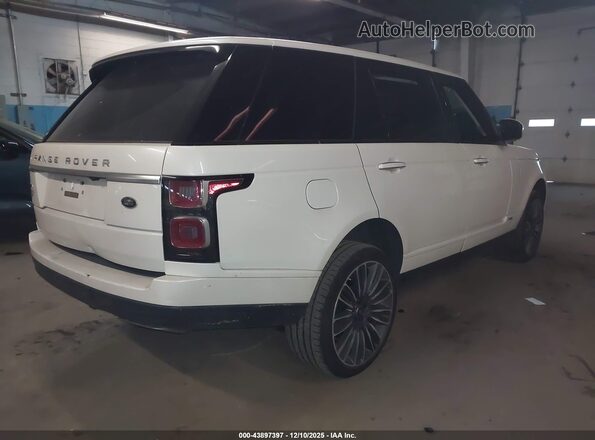 SALGV5RE6KA542950 2019 LAND ROVER RANGE ROVER Белый Задняя правая четверть