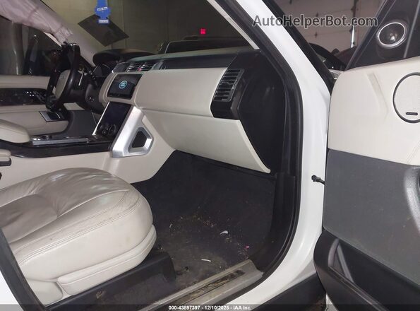 SALGV5RE6KA542950 2019 LAND ROVER RANGE ROVER Белый Вид салона спереди