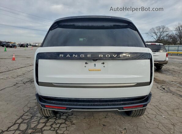 SALKPBE9XSA307009 2025 LAND ROVER RANGE Белый Вид сзади