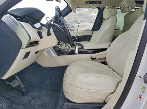 SALKPBE9XSA307009 2025 LAND ROVER RANGE Белый Вид салона спереди
