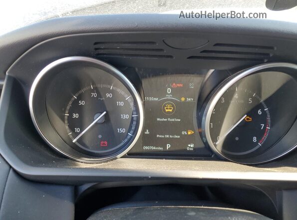 SALRG2RV2K2401398 2019 LAND ROVER DISCOVERY Black Widok zestawu wskaźników