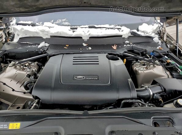 SALRJ2EX5N2458918 2022 LAND ROVER DISCOVERY Gold ძრავის განყოფილების ხედი