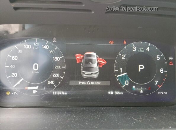 SALRJ2EX5N2458918 2022 LAND ROVER DISCOVERY Gold ხელსაწყოთა პანელის ხედი