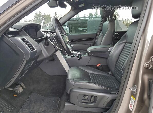 SALRJ2EX5N2458918 2022 LAND ROVER DISCOVERY Gold წინა სალონის ხედი