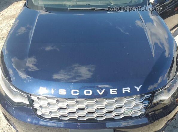 SALRW4EU8P2473175 2023 LAND ROVER DISCOVERY Blue Vista del compartimento del motor