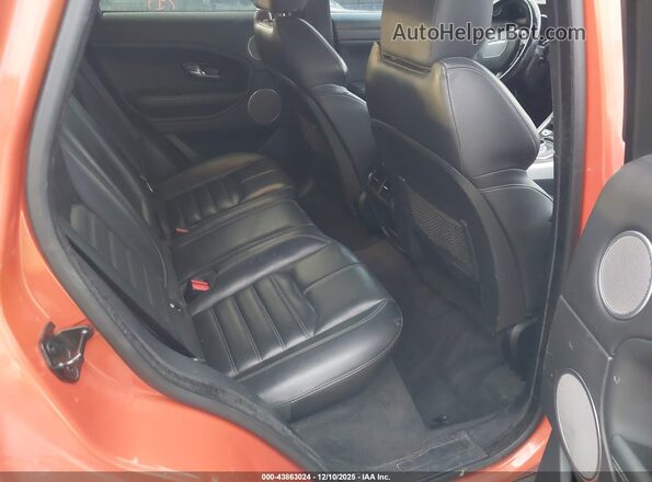 SALVD2BG7GH114579 2016 LAND ROVER RANGE ROVER EVOQUE Orange Vista de la etiqueta del VIN