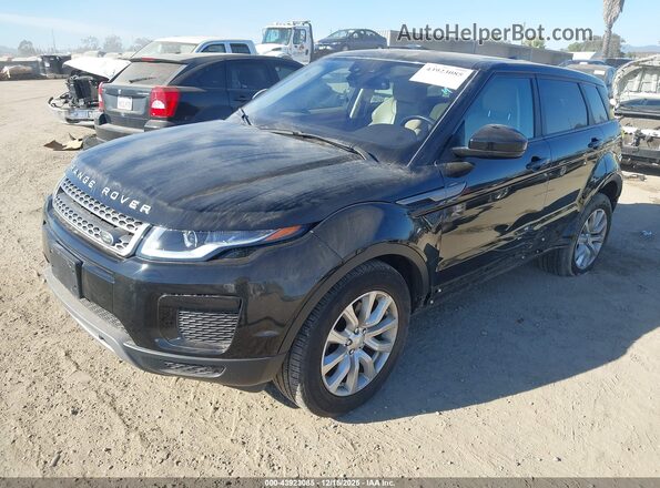 SALVP2RX4JH311875 2018 LAND ROVER RANGE ROVER EVOQUE Черный Передняя левая четверть