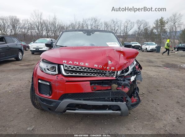 SALVR2RX3JH297963 2018 LAND ROVER RANGE ROVER EVOQUE Red Vista del salpicadero