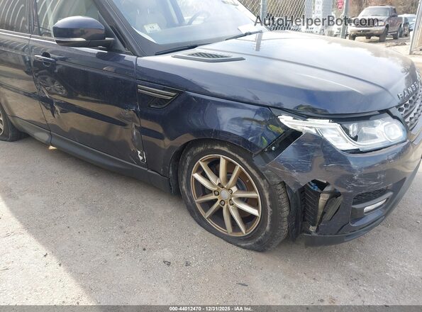 SALWG2FK0HA694536 2017 LAND ROVER RANGE ROVER SPORT Синий Вид спереди