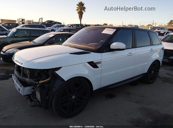 SALWG2FK8HA680951 2017 LAND ROVER RANGE ROVER SPORT Белый Передняя левая четверть