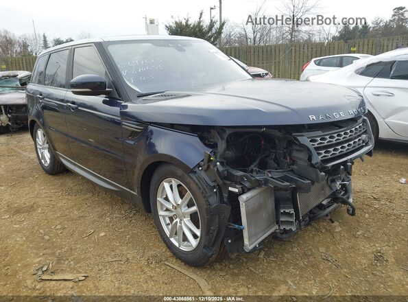 SALWG2FV9HA670651 2017 LAND ROVER RANGE ROVER SPORT Dark Blue Передняя правая четверть